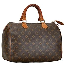 Louis Vuitton-Louis Vuitton Speedy 30 Canvas Handbag M41526 in fair condition-Other