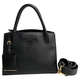 Prada-Prada Saffiano Leather Handbag Leather Handbag in Good condition-Other