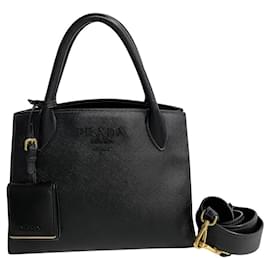 Prada-Sac à main en cuir Saffiano Prada en très bon état-Autre