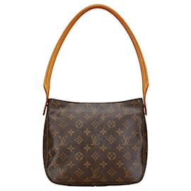 Louis Vuitton-Louis Vuitton Looping MM Canvas Shoulder Bag M51146 in fair condition-Other