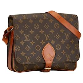 Louis Vuitton-Louis Vuitton Cartouchière 26 Canvas Shoulder Bag M51252 in good condition-Other