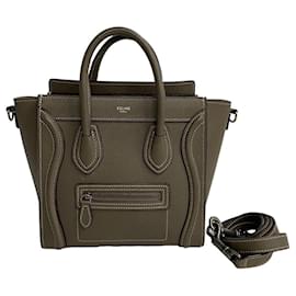 Céline-Bolso de viaje de cuero Celine Nano en excelente estado-Otro