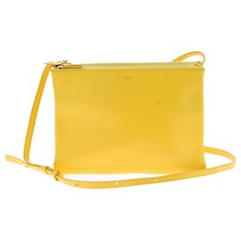 Céline-Sacs à main CELINE T.  Cuir-Jaune