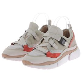 Chloé Baskets CHLOE T.UE 38 Cuir Beige