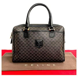 Céline-Bolsa de mão Celine Macadam Bolsa de couro em muito bom estado-Outro