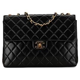 Chanel-Chanel Jumbo Classic Single Flap Bag Leather Shoulder Bag in Good condition-Other