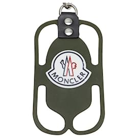 Moncler-Moncler Rubber Neck Strap Smartphone Case Khaki in Great Condition-Green