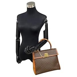 Céline-Celine Macadam Top Handle Bag  Leather Handbag in Good condition-Other