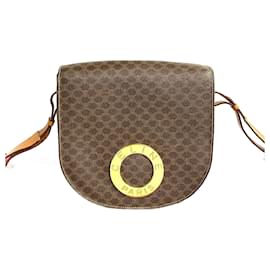 Céline-Bolso cruzado Celine Macadam Logo, bolso de cuero en muy buen estado-Otro