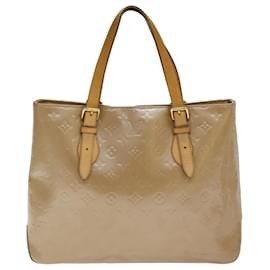 Louis Vuitton-LOUIS VUITTON Monogram Vernis Brentwood Sac à bandoulière Noisette M91511 auth 77305-Noisette