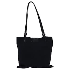 Fendi-FENDI Sac cabas Nylon Noir Auth ep4415-Noir