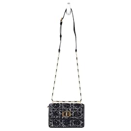 Dior-Cotton shoulder bag-Black