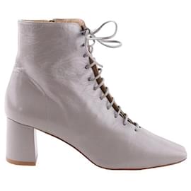 Lk Bennett-Leather boots-Grey