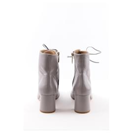 Lk Bennett-Leather boots-Grey