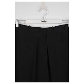 Givenchy-Slim-fit silk pants-Black