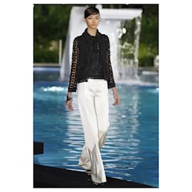 Chanel-Paris  Miami CC Heart Buttons Black Tweed Jacket-Black
