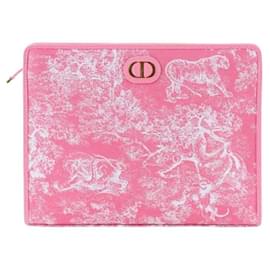 Dior-Pochette 30 Cotton Montaigne-Pink