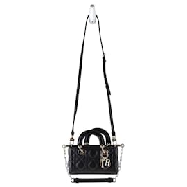 Dior-Lady D-Joy mini leather bag-Black