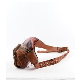Claris Virot-Leather belt bag-Brown