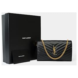 Yves Saint Laurent-YVES SAINT LAURENT Bag in Black Leather - 101981-Black