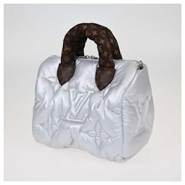 Louis Vuitton-Louis Vuitton Oreiller monogramme géant gris Speedy Bandouliere 25-Gris