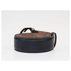 Gucci-Gucci Black Interlocking G Buckle Belt-Black