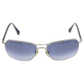 Louis Vuitton-Louis Vuitton Blue Damier Gradient Conspiration Sunglasses-Blue