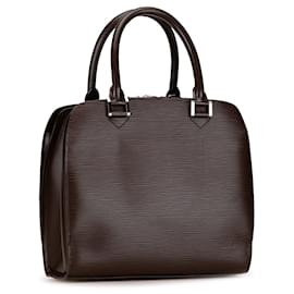 Louis Vuitton-Brown Louis Vuitton Epi Pont Neuf Handbag-Marron