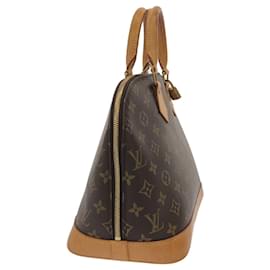 Louis Vuitton-Brown Louis Vuitton Monogram Alma PM Handbag-Brown