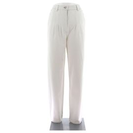 Jeans Chanel T.FR 36 Algodón Blanco