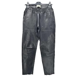 Autre Marque-ONETEASPOON  Trousers T.International XS Leather-Black