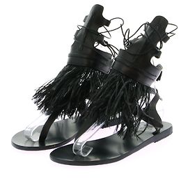 ANCIENT GREEK SANDALS  Sandals T.eu 37 leather Black
