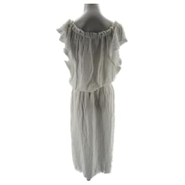 Autre Marque-SUNDAY SAINT-TROPEZ  Dresses T.International M Linen-White