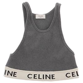 Céline-CELINE  Tops T.International M Cotton-Grey