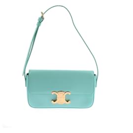 Céline-Sacs à main CELINE T.  Cuir-Turquoise