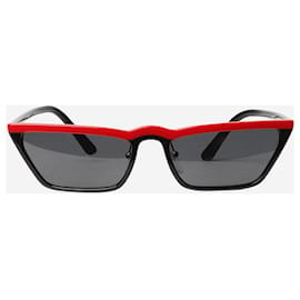 Prada-Black and red cat-eye sunglasses-Black