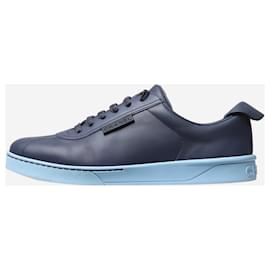 Chanel-Navy low-top trainers - size EU 38-Blue