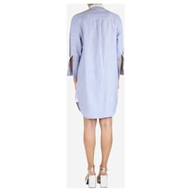 Autre Marque-Blue striped long shirt dress - size UK 8-Blue