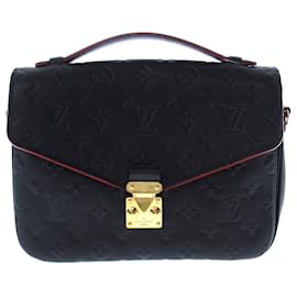 Louis Vuitton-Louis Vuitton Pochette Metis Empreinte Monogram Bleu-Bleu,Bleu Marine