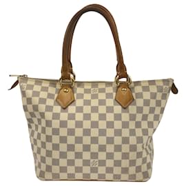 Louis Vuitton-Louis Vuitton Blanc Damier Azur Saleya PM-Blanc