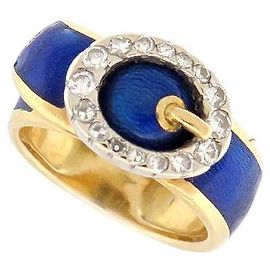 FIVELA DE CINTO VINTAGE FRED RING 49 ouro amarelo 18k & e-mail 16 ANEL DE DIAMANTES Dourado