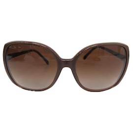 Chanel-Chanel sunglasses 5204 BROWN PLASTIC SUNGLASSES-Brown