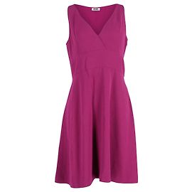 Minivestido Moschino Cheap & Chic com decote em V em Triacetato Roxo Roxo