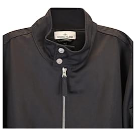 Stone Island-Stone Island Workwear R-Gabardine Jacket in Black Polyester-Black