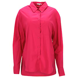 Camicia Reformation Will Button in cotone rosa Rosa