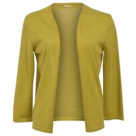 Marni Open-Front Cardigan aus gelber Wolle Gelb Kamel
