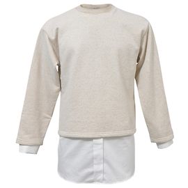Loewe Shirt-Hem Sweatshirt aus beiger Baumwolle Beige