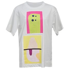 Camiseta Marni con estampado Camelia de algodón blanco Otro