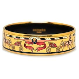 Hermès-Hermes Enamel Carriage Bangle  Enamel Bangle in Good condition-Other