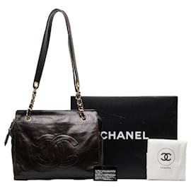 Chanel-Chanel CC Chain Tote Bag  Leather Tote Bag in Good condition-Other
